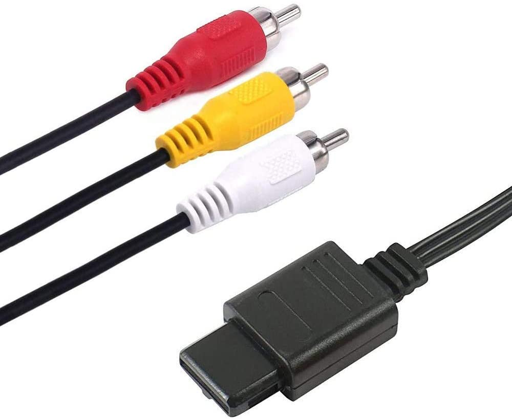 for Nintendo SNES | GameCube | N64 - RCA AV TV Audio Video Cable Lead | FPC