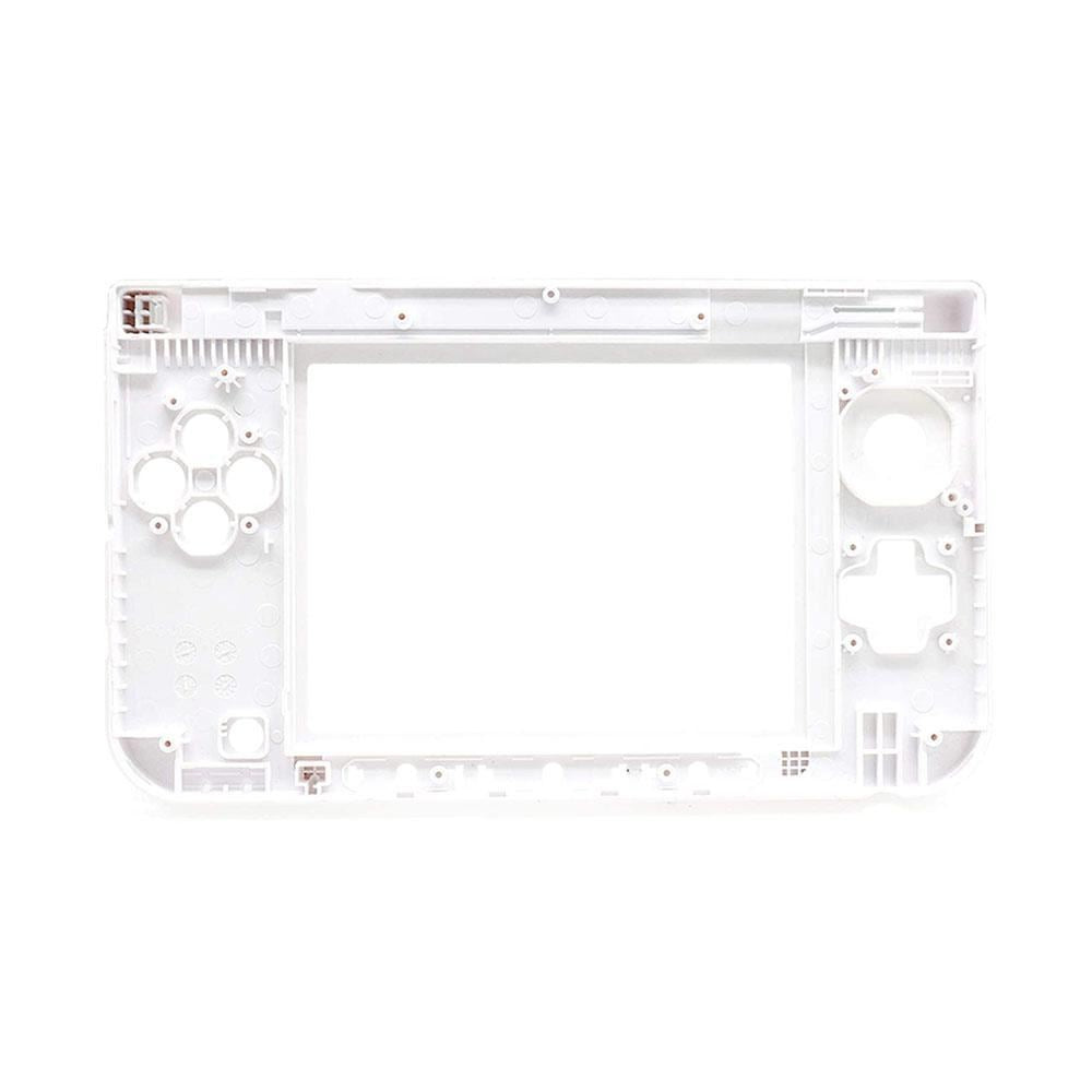 for Nintendo 3DS XL - White Mid Hinge Frame Housing Shell Part 