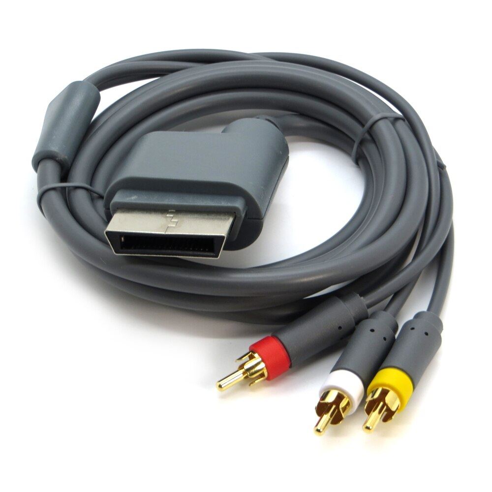 For Xbox 360 - RCA TV AV Audio Video Composite Lead Cable HD | FPC